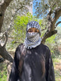 Palestinian Kufiya - Classic Handmade Kuffeyeh - Arabic Hatta Arafat Scarf
