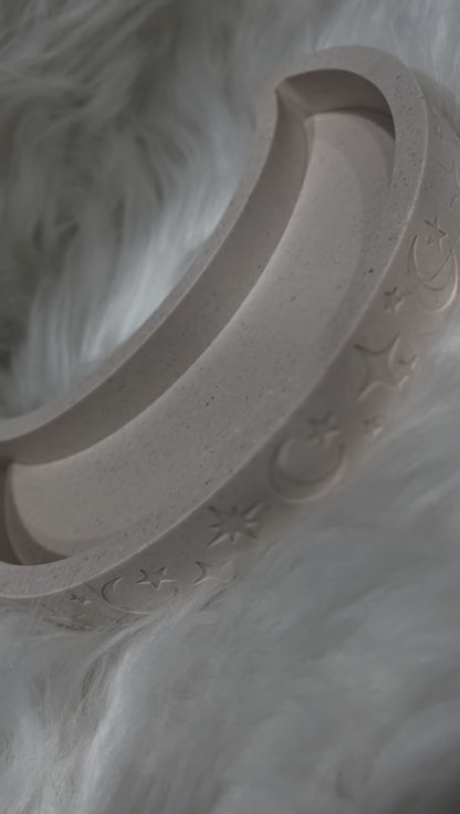 Customized Ramadan Moon & Star Gypsum Decor – Eid Home Decoration - Available in 3 Designs